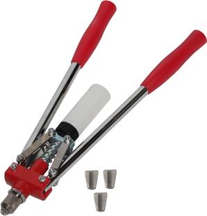 Digital Craft 17-Inch Bottle Riveter Red Riveting Tool for, Secure Joints in Ideal for DIY Heavy Duty Fast Hitting Rivet Gun