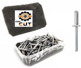 GSK Cut Aluminum Blind Rivet POP Rivets for Riveting Gun/Riveter Machine Pack of 100 Pieces (4.0 X 10 (5/32�x 3/8�)) Rivet