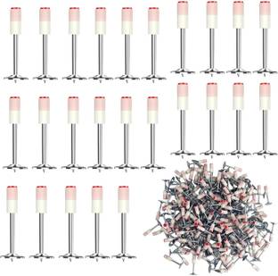 REMICH 7.3mm Nail Gun Manual Steel Nails, Round Nails 100 Pcs Rivet (Aluminium) Rivet