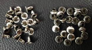 Tia Rivet Button Round Shaped Metal Rivets for DIY Leather Shoes Bag (5mm) Rivet