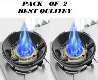SPIRITUAL HOUSE Gas Saver Burner Stand |Home Gas Stove Fire 1 kg Roaster black of 2 1 kg Roaster