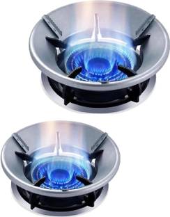 Uratech (Pack Of 2) Gas Saver Burner Stand OR Wind-Protective Energy-Saving Stove Stand 14 kg Roaster
