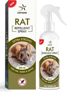 VRPRIME Rat Repellent Spray for Car Home Office Mouse | Natural Herbal Eco-Friendly Ultrasonic Rodent Repellant