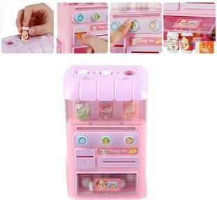 Pepstter Plastic Vending Machine Toy for Kids Fully Function with Light and Music Set of1