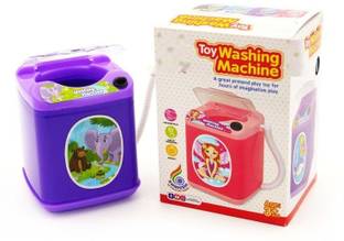 zokato Grey Toy Washing machine for kids.A perfect pretend play role play toy