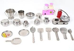 INOS Miniature Kitchen Set Toys for Kids | Pretend Cooking Toys