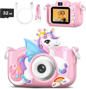 VOLTAC Digital Camera for Kids, 1080P FHD Kids Camera with 32GB SD Card