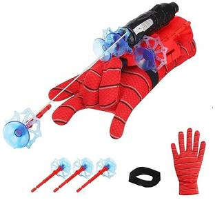 wishhuttoys Web Shooters Glove Superheroes Wrist Launcher Toy, Children Party Cosplay Gift