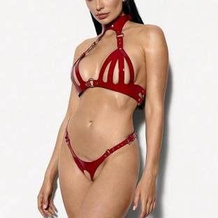 THE NIGHT CARE Bondage Harness Lingerie Set Cosplay Costume Stage Performance Role-Playing