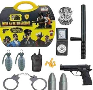 Pepstter PUBG Kit A Police Role Playset Toy Suitcase Set with Piece Special Force Toys