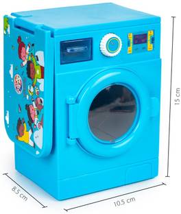 सानी इंटरनेशनल TOY WASHING MACHINE DLX (FRONT LOAD) TOY WASHING MACHINE