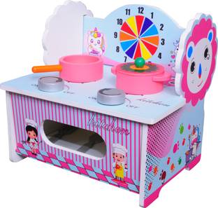 Crusty My First Kitchen Set, Kids Cooking Toy Set with Apron and Chef Cap