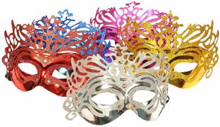FUNCART Fancy Eye Mask (Pack of 3) Assorted Colors
