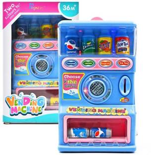 Pepstter Talking Vending Machine Beverage Toys Electronic Drink Toy Set for Kids