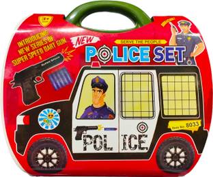 SARASI New Police Set With Foldable Suitcase, Introducing New Series Of Dart Gun