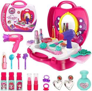 SQUICKLE Beauty Makeup Cosmetic Set Suitcase, Durable Kit Hair Salon