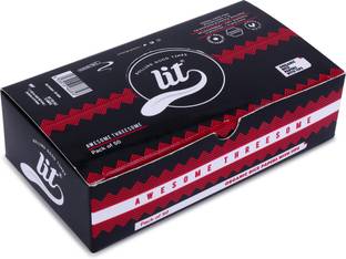 LIT 3 Organic Rice Paper & 3 Perforated Tips  Unruled king-size slim rolling papers 12 gsm Paper Roll