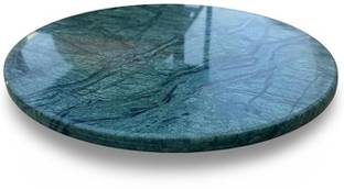 Modern Decor Emporium Green Marble Chakla (10 INCH) | Chapati/Roti/Puri Maker | Polpat | Rolling Board