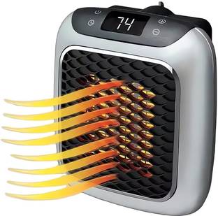FESHINNEST Electric 800W Heater With Remote Speed control Timer Wallt Heater for Office Portable Room ...