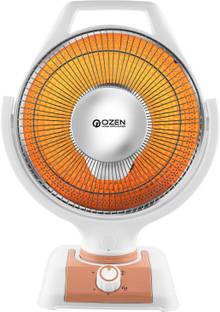 OZEN Sun 16" Carbon Element Heater 800-Watt | Safety Grill | Medium to Large Room | Safety Tip Over Switch | Timer Setting | Noiseless & Energy Efficient | 1 Year Warranty | (OZ-H502) White Color Standard Carbon Room Heater