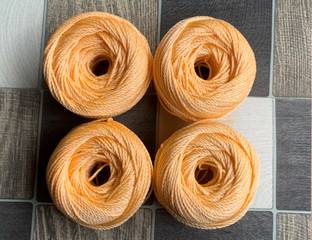 MARUTI ROPES - ISO 9001:2015 Certified 2 MM Nylon PP Rope Ball,Multi purpose,90 Meter x 4 Nos Golden Yellow