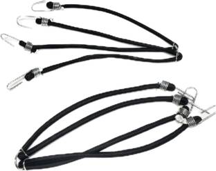 90 Degree Connected Clip 6 mm Double Elastic Bend Bungee Cord Rope Strap with for Packing Multicolor