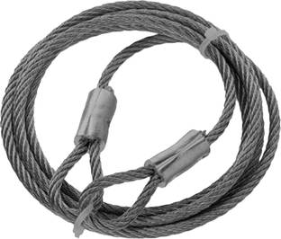 B K Jagan and Co Steel Core Wire Ceiling Rope 16MM X 4 Meter Silver