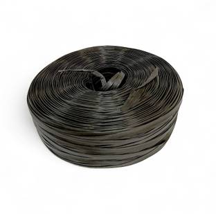 ADW CRAFT'S Heavy Duty Plastic Packing Rope 650-750g with Needle for Box & Garden Black