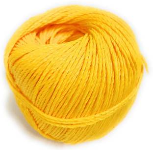 VG TARP 2.5 MM Nylon Rope for Clothes Drying Twisted Multipurpose (Length- 100 M) Yellow