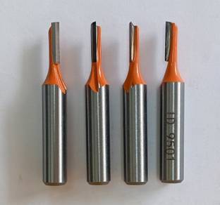 LIEUTENENT STRAIGHT ROUTER BIT 9501 [SHANK=8MM] X 4MM X [CUTTING BLADE=13MM] Rotary Bit Set
