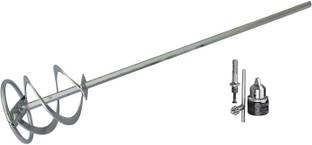 RanPra 23INCH 4 INCH MIXER ROD WITH 13 MM DRILL CHUCK WITH KEY SUPPORTED Rotary Bit Set