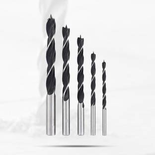 Hillgrove HGCM176M1 Wood Drill Bit Set of 5 Pcs (4, 5, 6, 8, 10 mm) for Hole in Wood HGCM176M1 Wood Drill Bit Set of 5 Pcs (4, 5, 6, 8, 10 mm) for Hole in Wood Rotary Bit Set