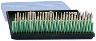 NITYA 30pcs Diamond Burr Bits Drill Kit For Engraving Carving Rotary Tool Set grinding effect and long using life. Rotary Bit Set