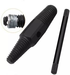 Kiesh Pipe Broken Screw Extractor, 1/2" + 3/4" Double Head Stud and Screw Bolt Extractor Damaged Screw Remover PE04 Rotary Tool