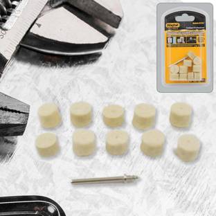 Oblivion Rotary Tool Wool Felt Polishing Pad – Ideal for Buffing & Finishing Rotary Tool Accessory Wool Felt Polishing Pad Felt (11 Pcs Set) Rotary Bit Set