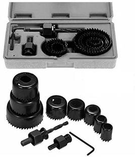 Kshivi Holesaw 11Pcs Hole Saw Set Drill Bit Kit Wood Thin Alloy Metal Cutter Drill Bits Power & Hand Tool Kit