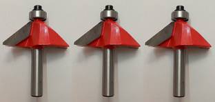 ALPHABET Chamfer Router Bit 9406 Shank-8mm cutting blade-18mm Rotary Bit Set