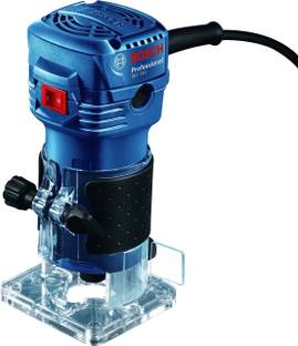 Gayatri Tools Centre Palm Router, 550w, 33,000 Rpm, 6 (1/4") Mm Bit, Variable Speed Soft Grip,1.4kg Rotary Tool