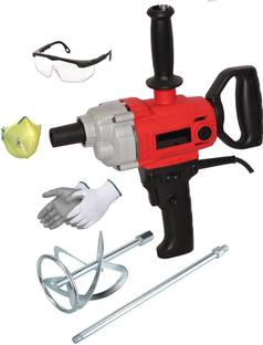Digital Craft Dual High Industrial Adjustable Speed Mixer Handheld Paint Cement Plaster Mortar Coating Powder Mixing Machine Rotary Tool