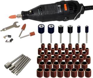 uptodatetools Accessories & 51pc Drum Sanding Kit HSS Routing Router Bits Burr Rotary Tools Die Grinder Mini Drill Hand Carving Drill Drilling Machine Electric Rotary Tool