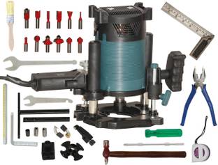 Digital Craft Woodworking Multi-function Carving, Trimming, Slotting Machine, Tools Electric Router Machine ER12,5 Utility Tools,6"Try Square Rotary Tool