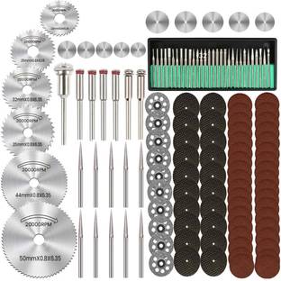SERPLEX Comprehensive Cutting Wheel Set for Rotary Tool Cutting Wheel Set HSS Diamond Resin Discs 129Pcs Rotary Tool