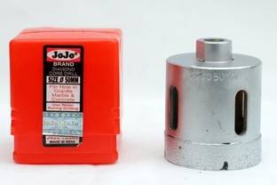 AASONS Jojo Diamond Core Bit 50mm with Adaptor 50mm Diamond Coated Core Drill Bit Hole Saw Tool Marble Glass Cutting+adaptor Rotary Tool