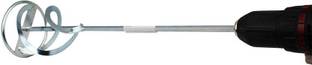RanPra 15"x 3" Steel Silver Mini Mixture rod for 20 mm , 26 mm drill machine Rotary Tool