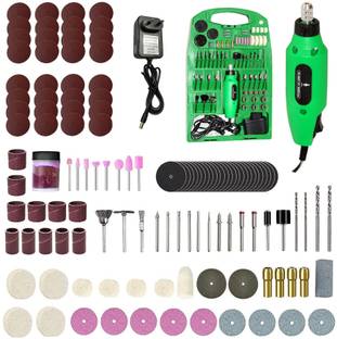 Digital Craft 123 Accessories with 12V High-Speed Mini Rotary Tool Kit 16,000 RPM Die Grinder for Carving, Polishing, Cutting Rotary Tool