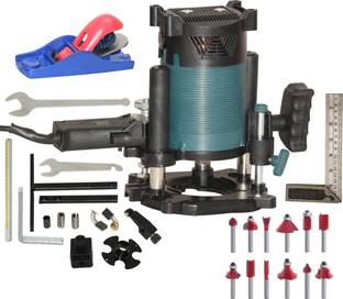 Digital Craft Multi-function Carving, Trimming, Slotting Machine, Tools Electric ER12 Router Machine,5Inch Hand Planer,6"Try Square Rotary Tool