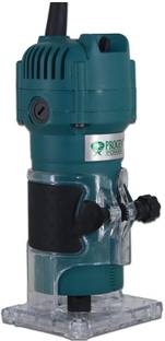 progen 9411HG 700W, 30000RPM Professional Palm Router Trimmer with Transparent Base & Variable Speed for Precision Woodworking Rotary Tool