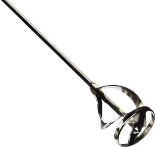 RanPra 15"x 3" Steel Silver Mini Mixture rod for 20 mm , 26 mm drill machine Rotary Tool