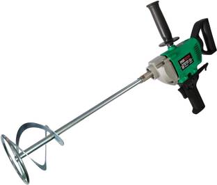 Inditrust 1250W Mixer, Handle, Rod with 6 MONTHS WARRANTY 100% Copper Winding 12mm Portable 220 V Electric Stirrer Paint Cement Putty Paste Feed Mixer Blender Multipurpose Stirring Machine Rotary Tool