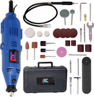 Digital Craft Electric Mini Rotary Grinder 130W – 6-Speed Motor, 40-Piece Accessory Set, Flexible Shaft & Ergonomic Grip Rotary Tool